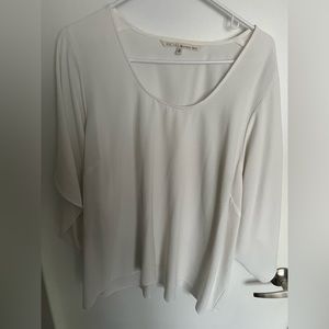 Rachel Roy winter white blouse
